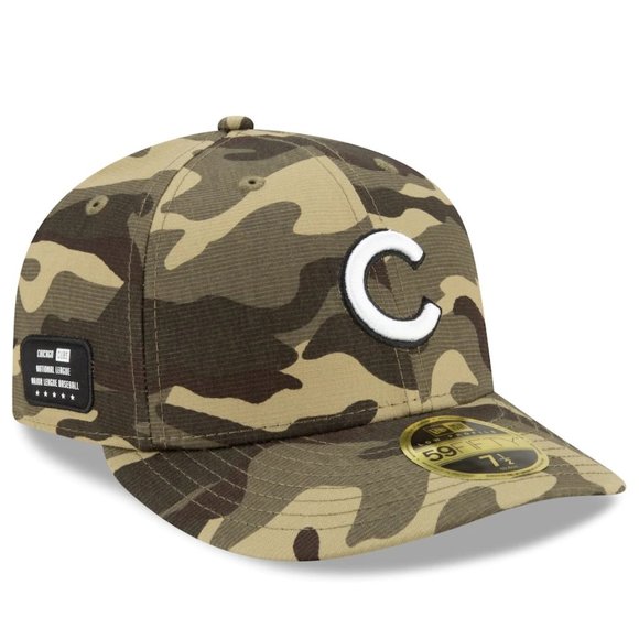 Chicago Cubs Men's New Era Armed Forces Day On-Field 59Fifty Cap - Picture 1 of 4